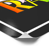 Vang de Regenboog - Eenhoorn Design-15989 Perfect Poster (Hoek)