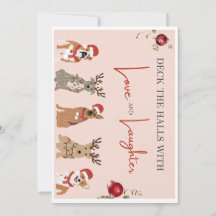 Vang de vreugde van Kerstmis met vrolijke kaart