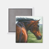 Vang de wind - Bay Horse Magnet (Voorkant / Achterkant)