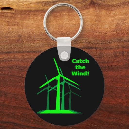 Vang de wind! Button Sleutelhanger (Voorkant)