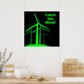 Vang de wind! Poster (Keuken)