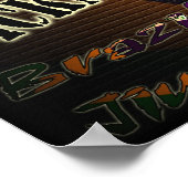 Vang de ziekte - Braziliaans Jiu Jitsu Poster (Hoek)