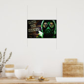 Vang de ziekte - Braziliaans Jiu Jitsu Poster (Keuken)