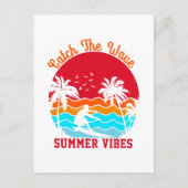 Vang de Zomer Golf Beweging Briefkaart (Voorkant)