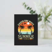 Vang de Zomer Golf Beweging Briefkaart (Staand voorkant)