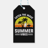Vang de Zomer Golf Beweging Cadeaulabel (Voorkant)