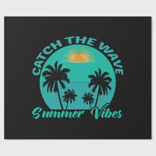 Vang de Zomer Golf Beweging Cadeaupapier (Vlak)