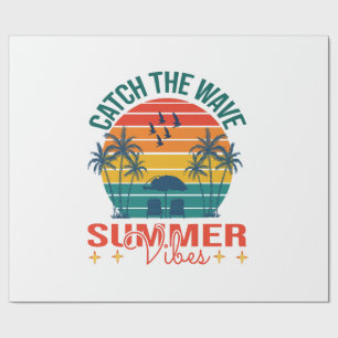 Vang de Zomer Golf Beweging Cadeaupapier