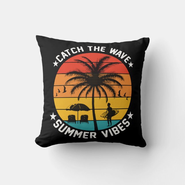 Vang de Zomer Golf Beweging Kussen (Voorkant)
