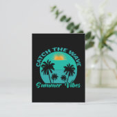 Vang de Zomer Golf Beweging RSVP Kaartje (Staand voorkant)