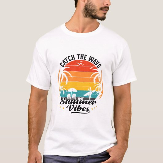 Vang de Zomer Golf Beweging T-shirt (Voorkant)