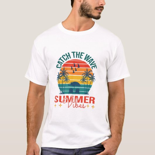 Vang de Zomer Golf Beweging T-shirt (Voorkant)
