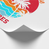 Vang de Zomer Golfslag op Cadeaupapier (Hoek)
