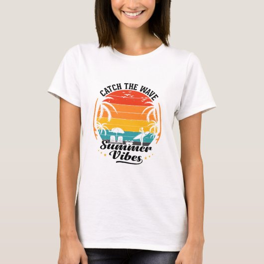 Vang de Zomertrilling op T-shirt (Voorkant)