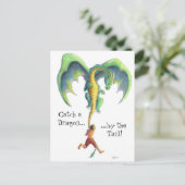 Vang een briefkaart van de Draak (Staand voorkant)