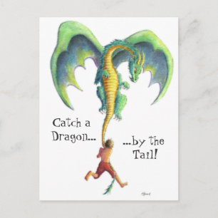 Vang een briefkaart van de Draak