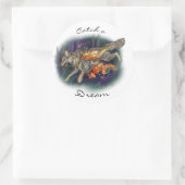 Vang een Droom, Dreamcatcher Wolf~ Stickers (Tas)