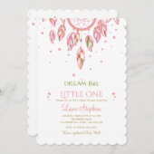 Vang een droom uitnodiging (Voorkant / Achterkant)