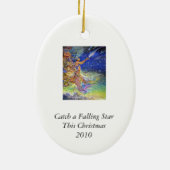 Vang een Falling Star Keramisch Ornament (Achterkant)