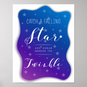 Vang een Falling Star Poster