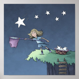 Vang een Falling Star - Poster voor het verzamelen