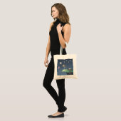 Vang een Falling Star - Verzamel Canvas tas (Voorkant (model))