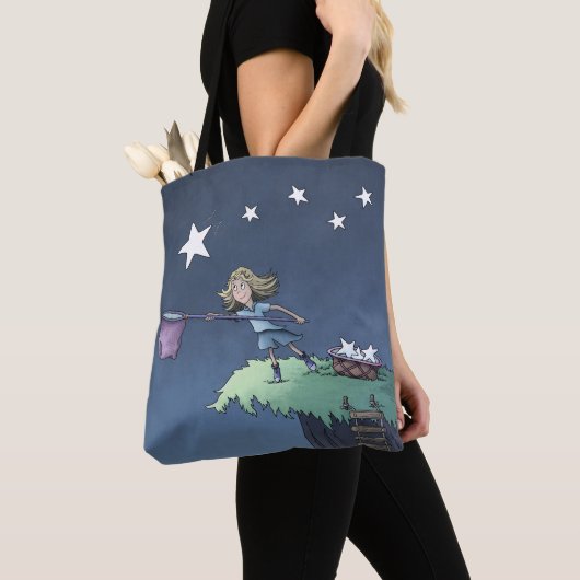 Vang een Falling Star - Verzamel Canvas tas (Dichtbij)
