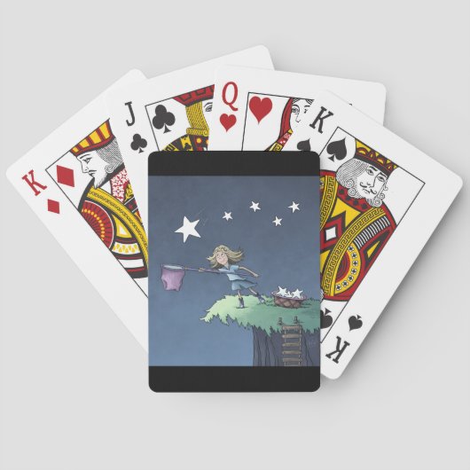 Vang een Falling Star - Verzamel het Spelen C Pokerkaarten (Achterkant)