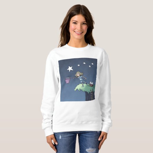Vang een Falling Star - Verzamel wensen Trui (Voorkant volledig)