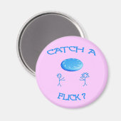 Vang een Flick Frisbee Magneet (Voorkant / Achterkant)