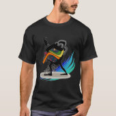 Vang een golf, Huehue! Stone Surfer neemt vlucht T-shirt (Voorkant)