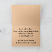 Vang een kerstgolf feestdagen kaart (Binnen)