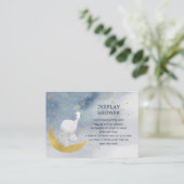 Vang een Star Bunny Elephant Gift Display Douche Informatiekaartje (Staand voorkant)
