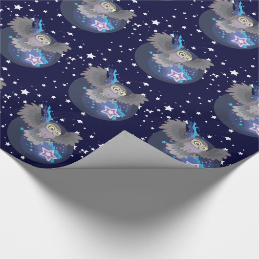 Vang een Star Uil~wrapping papier (Hoek)