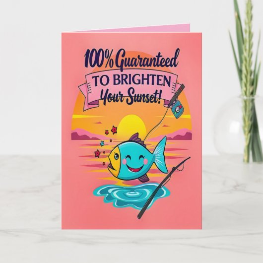 Vang een stralend nieuw jaar! Verjaardag Kaart (Voorkant)