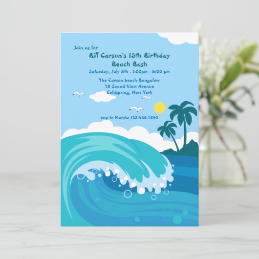 Vang een Uitnodiging van de Golf (Staand voorkant)