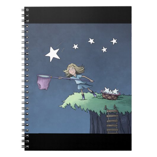 Vang een vallende ster - Wensen verzamelen    Noti Notitieboek (Voorkant)