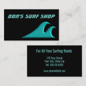 Vang een Wave Cool Surf Visitekaartje (Voorkant / Achterkant)