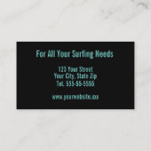 Vang een Wave Cool Surf Visitekaartje (Achterkant)