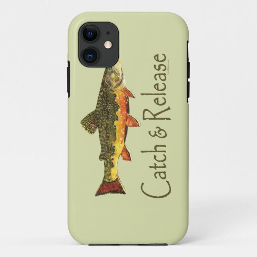 Vang en Laat Los Forel Vissen Case-Mate iPhone Case (Achterkant)