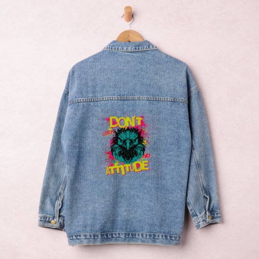 Vang geen hoogte op - Sarcastisch Denim Jacket (Hangar)