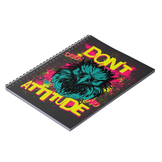 Vang geen hoogte op - Sarcastisch Notitieboek (Linkerzijde)