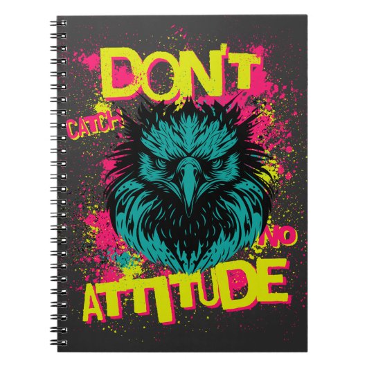 Vang geen hoogte op - Sarcastisch Notitieboek (Voorkant)