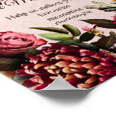 Vang het Moment Trouwtekst Poster (Hoek)