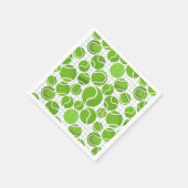 Vang het patroon van de tennisballen servet (Hoek)