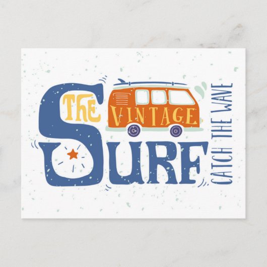 Vang het Poster van de Golf Briefkaart (Voorkant)