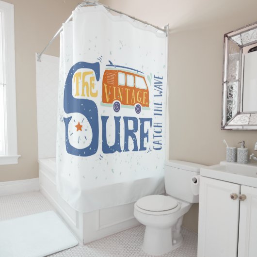 Vang het Poster van de Golf Douchegordijn (In situ)