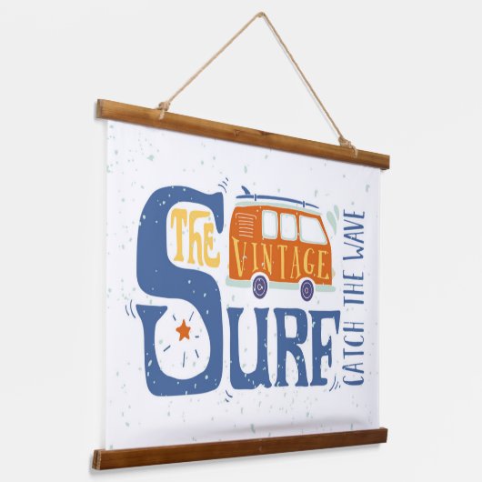 Vang het Poster van de Golf Hangend Wandkleed (Gebogen)