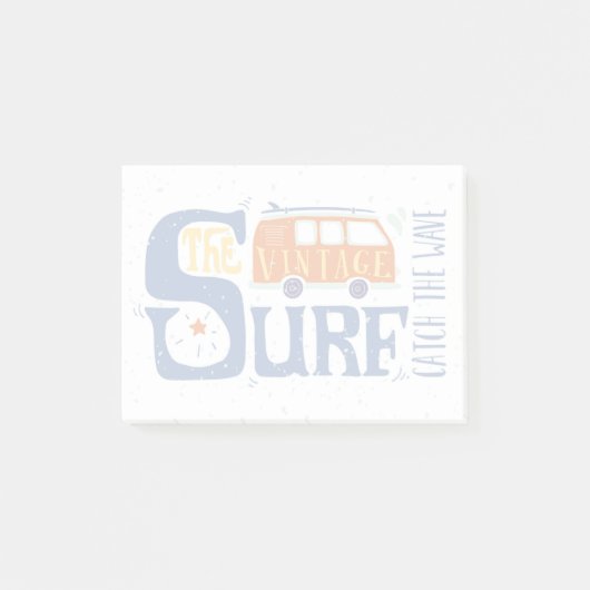 Vang het Poster van de Golf Post-it® Notes (Voorkant)