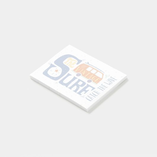 Vang het Poster van de Golf Post-it® Notes (Schuin)